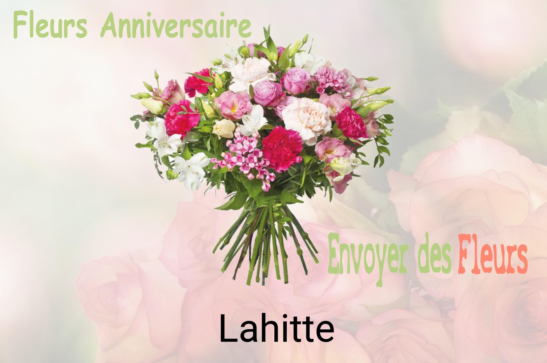 Bouquet de fleurs d’anniversaire livré à Lahitte